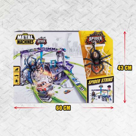 Трек Metal Machines Spider Strike с лифтом, многоуровневый