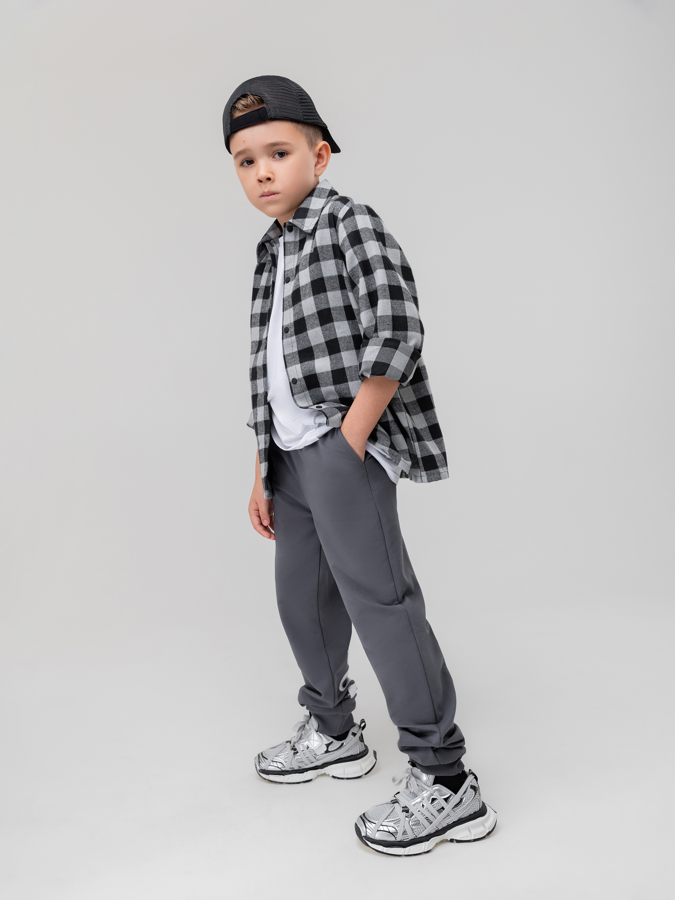 Брюки спортивные Bodo 6-445MU_темно-серый - фото 4