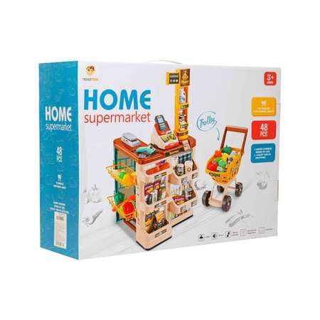 Игровой набор TrendToys продукты, прилавок, касса