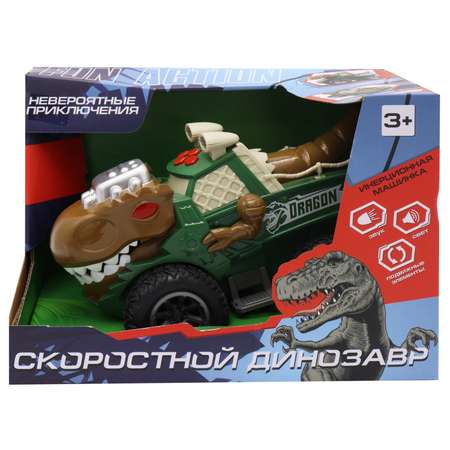 Автомобиль Funky Toys Тираннозавр зеленый