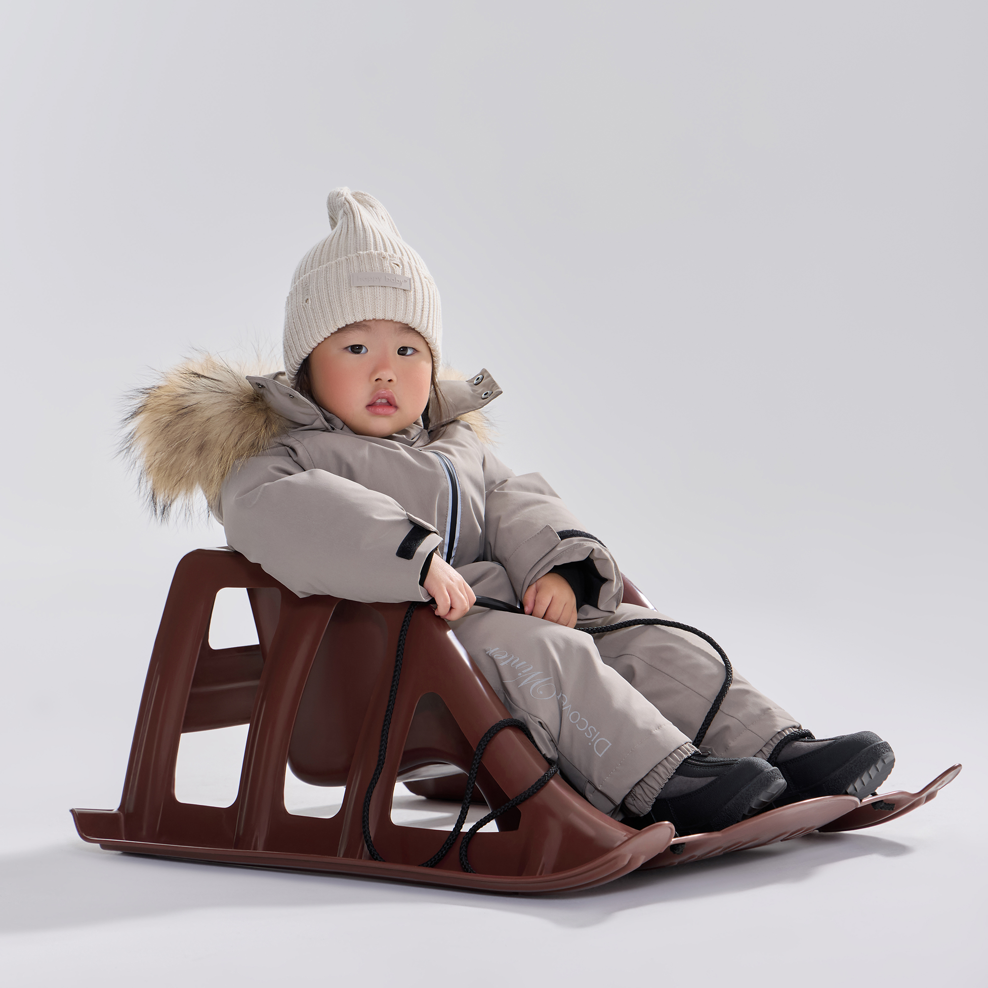 Санки Happy Baby пластиковые - фото 1