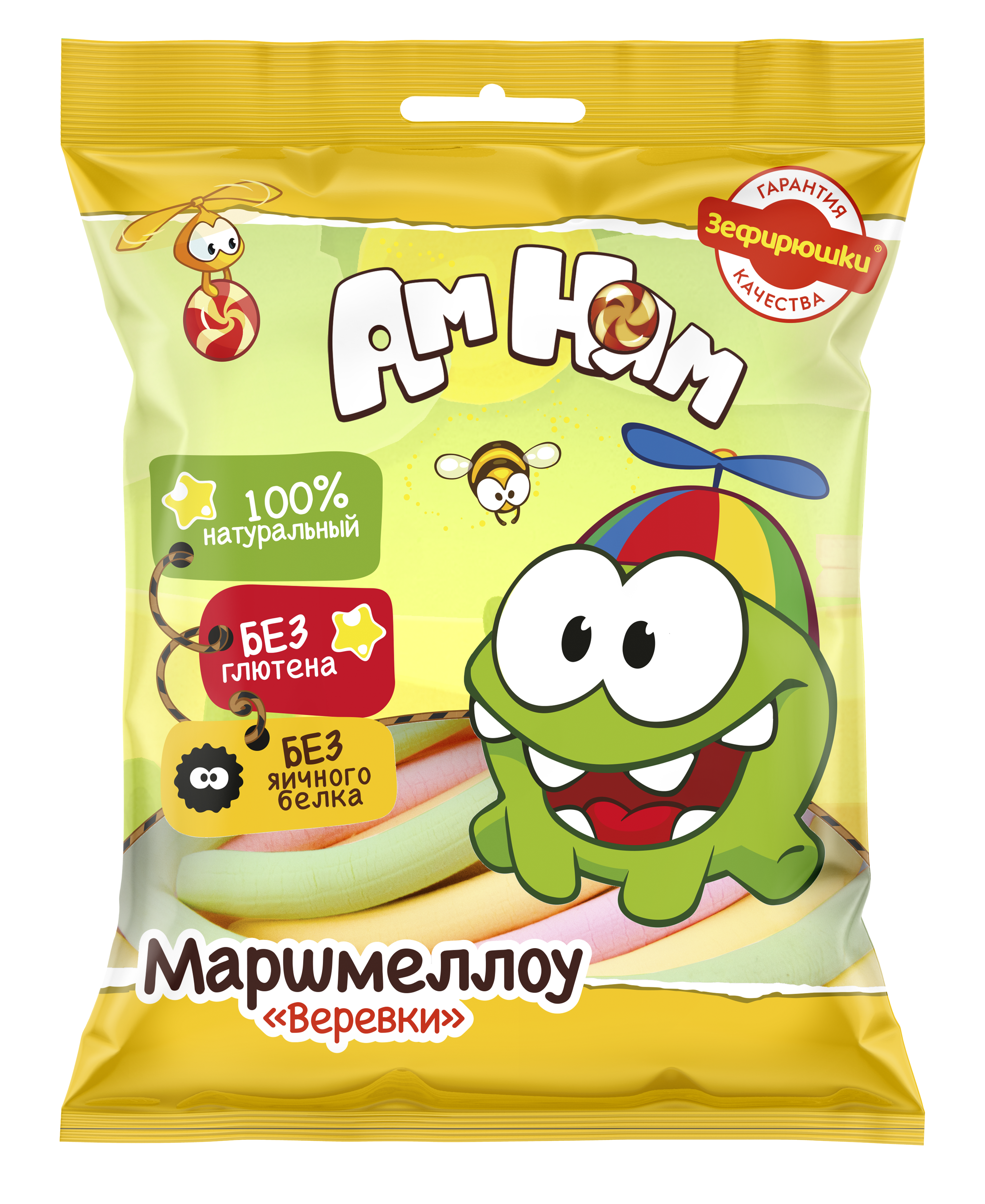 Маршмеллоу Зефирюшки Ам Ням веревки 80г - фото 2
