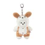 Мягкая игрушка TeddyTales Медведь костюм Щенка брелок XS