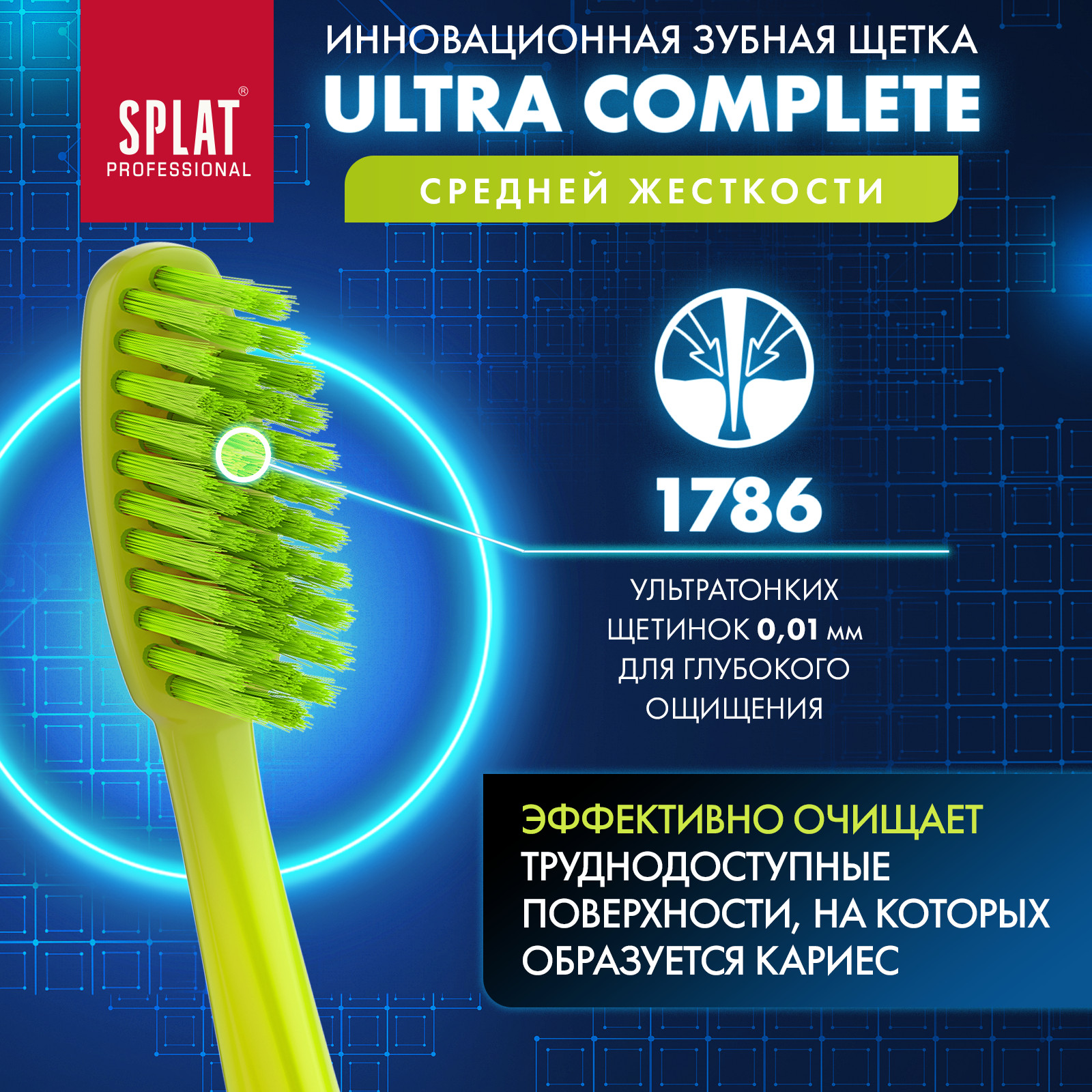 Зубная щетка классическая Splat в ассортименте - фото 5