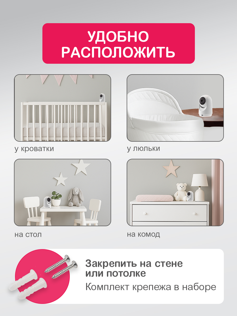 Умная Wi-Fi камера HALSA поворотная - фото 5