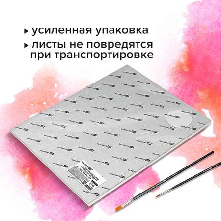 Художественная бумага Brauberg для акварели 10 лист.