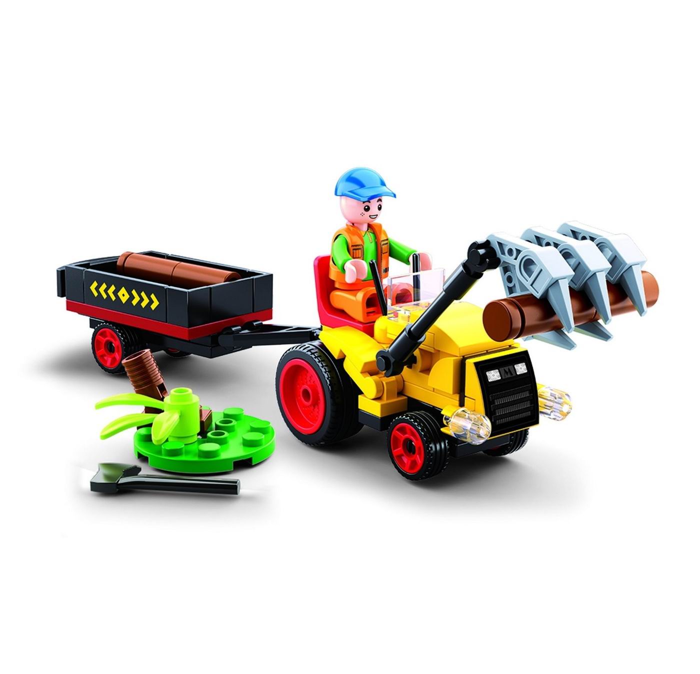 Конструктор SLUBAN Фермерский трактор - фото 2