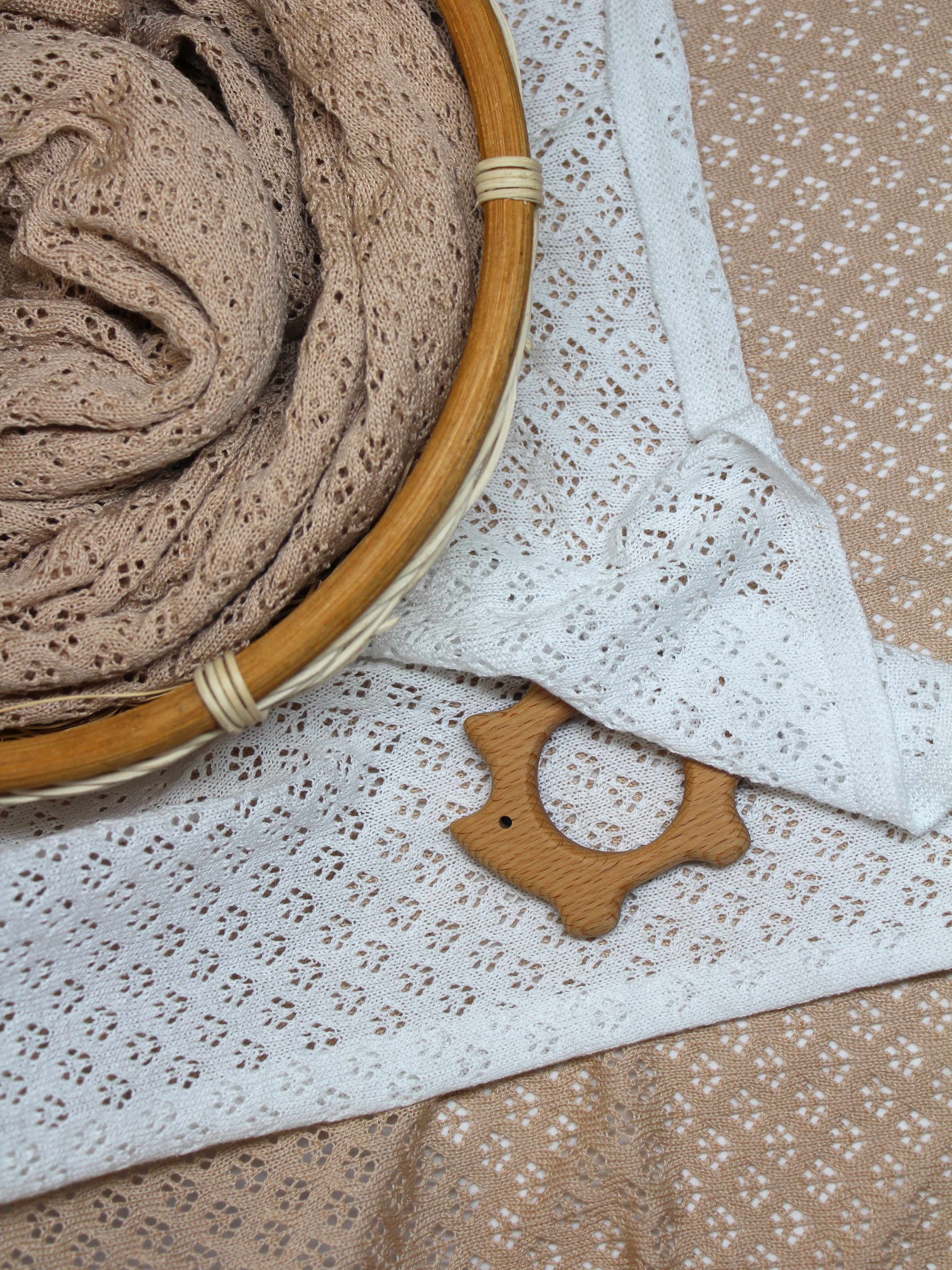 Плед RinaAmari Плетёное облачко 100 x 100 см хлопок - фото 6