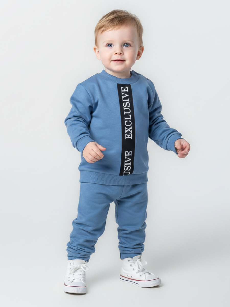 Изображение товара Свитшот и брюки VEDDI для мальчика - спортивный костюм Изображение товара Свитшот и брюки VEDDI для мальчика - спортивный костюм