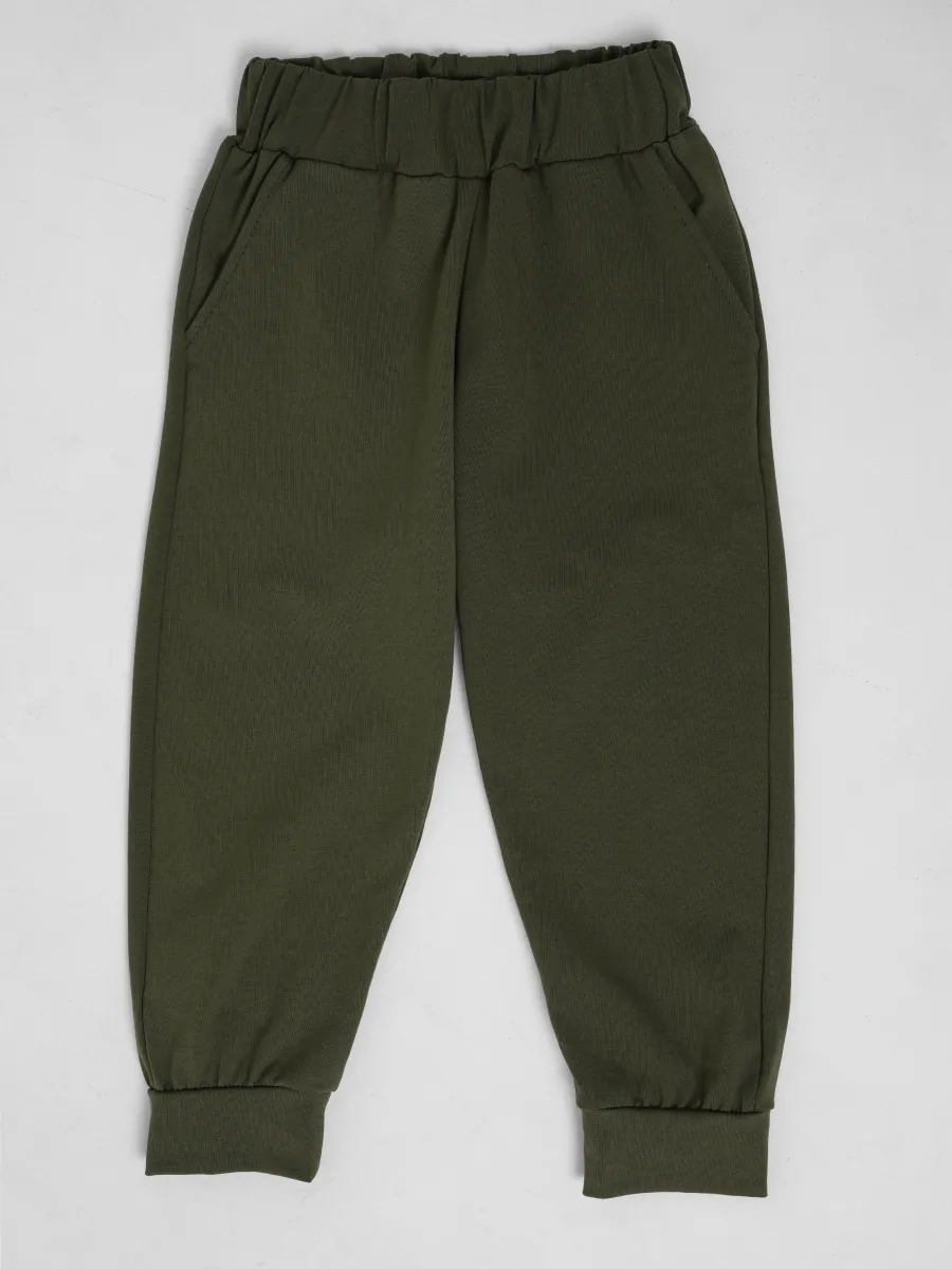 Спортивные брюки 2 шт Супер Пупс 2пр/штаны/хаки/шоколад - фото 16