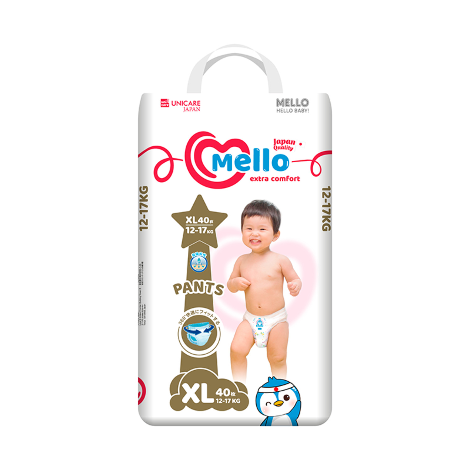 Трусики MELLO Comfort 5 (12-17 кг) 40 шт. - фото 1