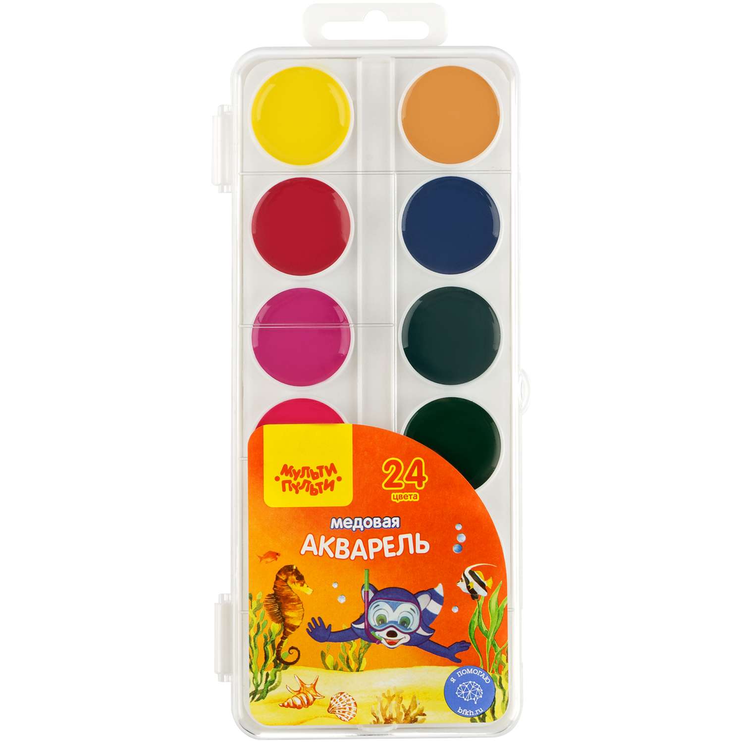 Краски акварель МуЛьти-ПуЛьти 24 цв. - фото 1