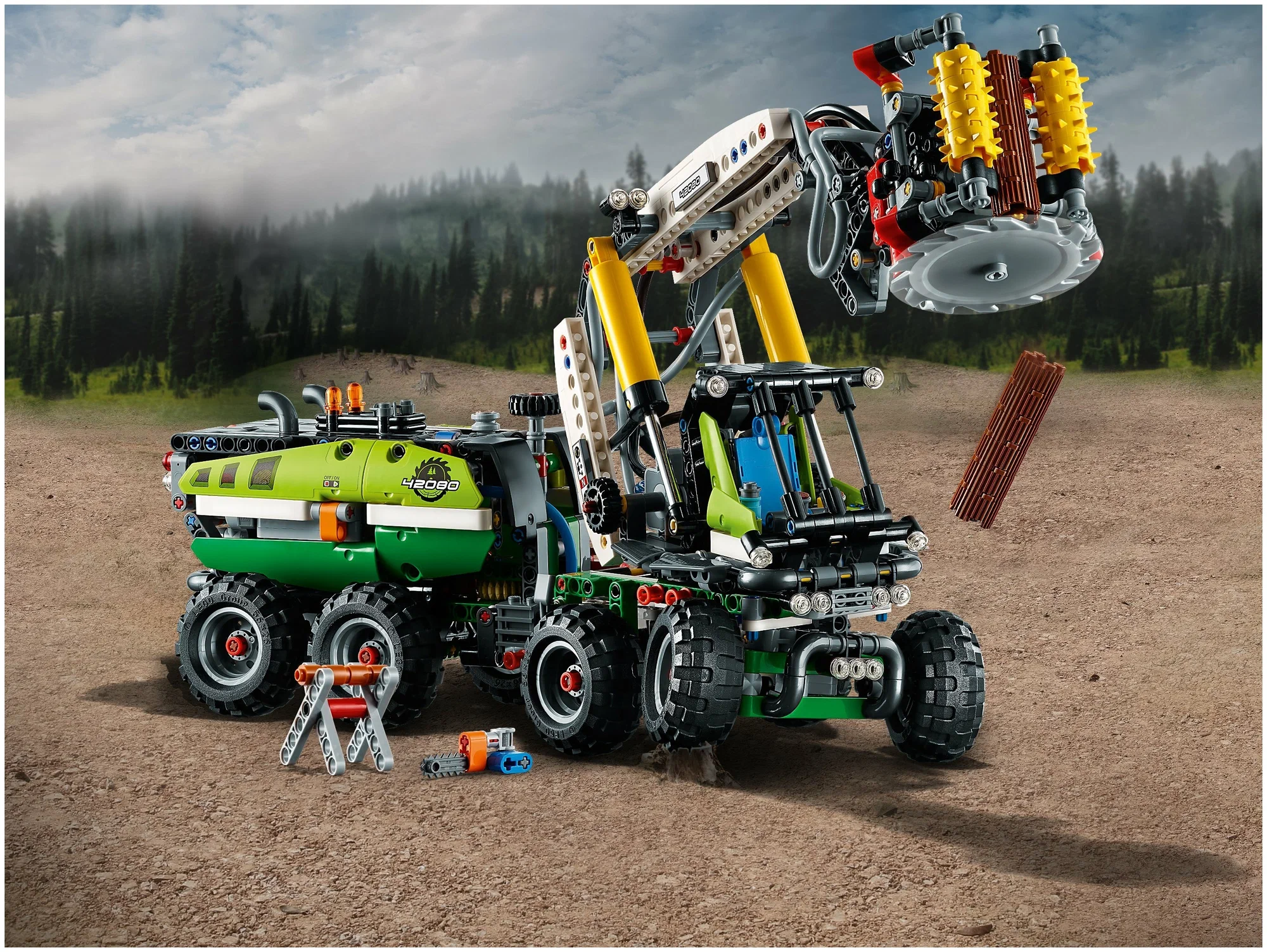 Конструктор LEGO Technic 42080 1003 дет. - фото 8