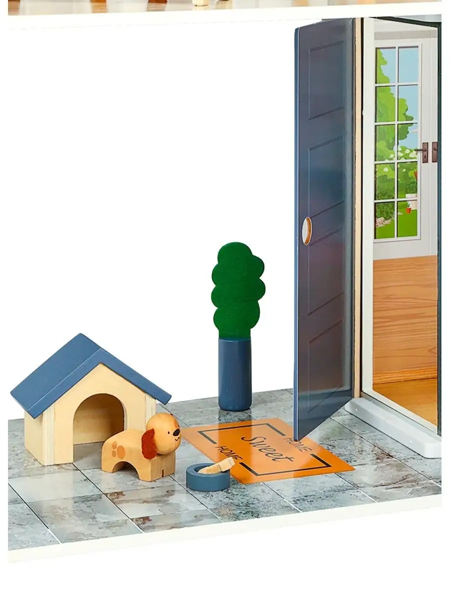 Домик для кукол PAREMO 138 см с мебелью PD320-08 - фото 13