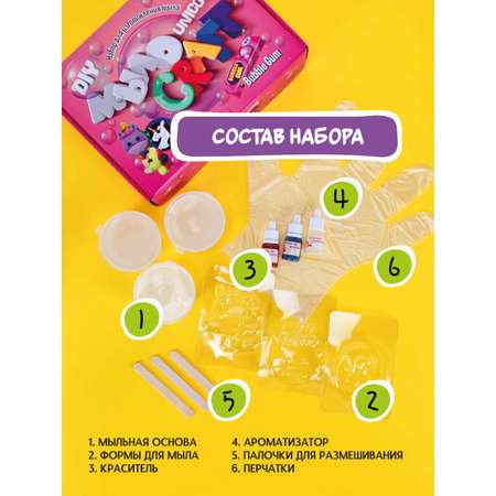 Набор ВИСМА Unicorn Бабл Гам мыло