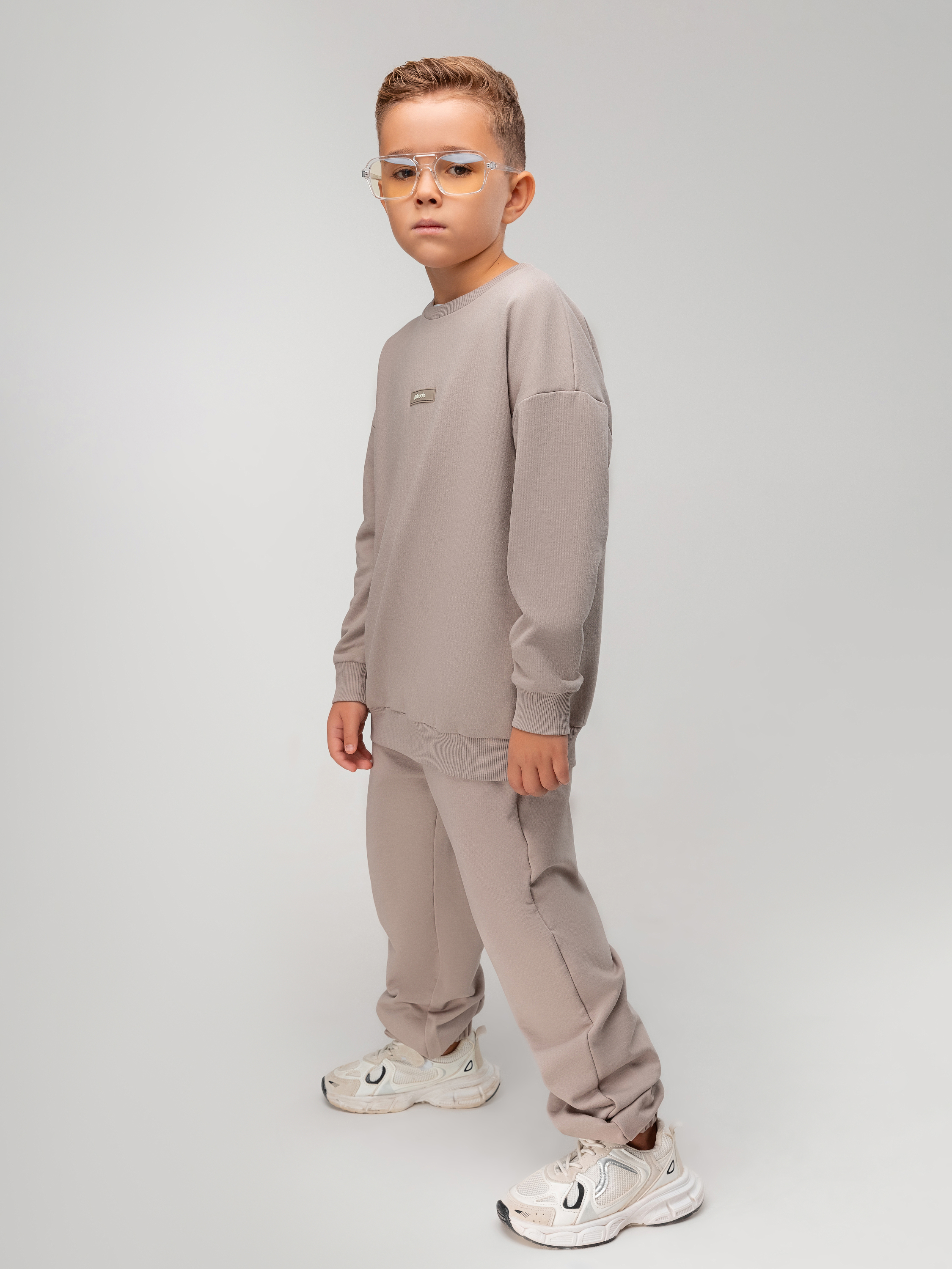 Костюм спортивный Bodo 11-652MU_серо-бежевый - фото 1