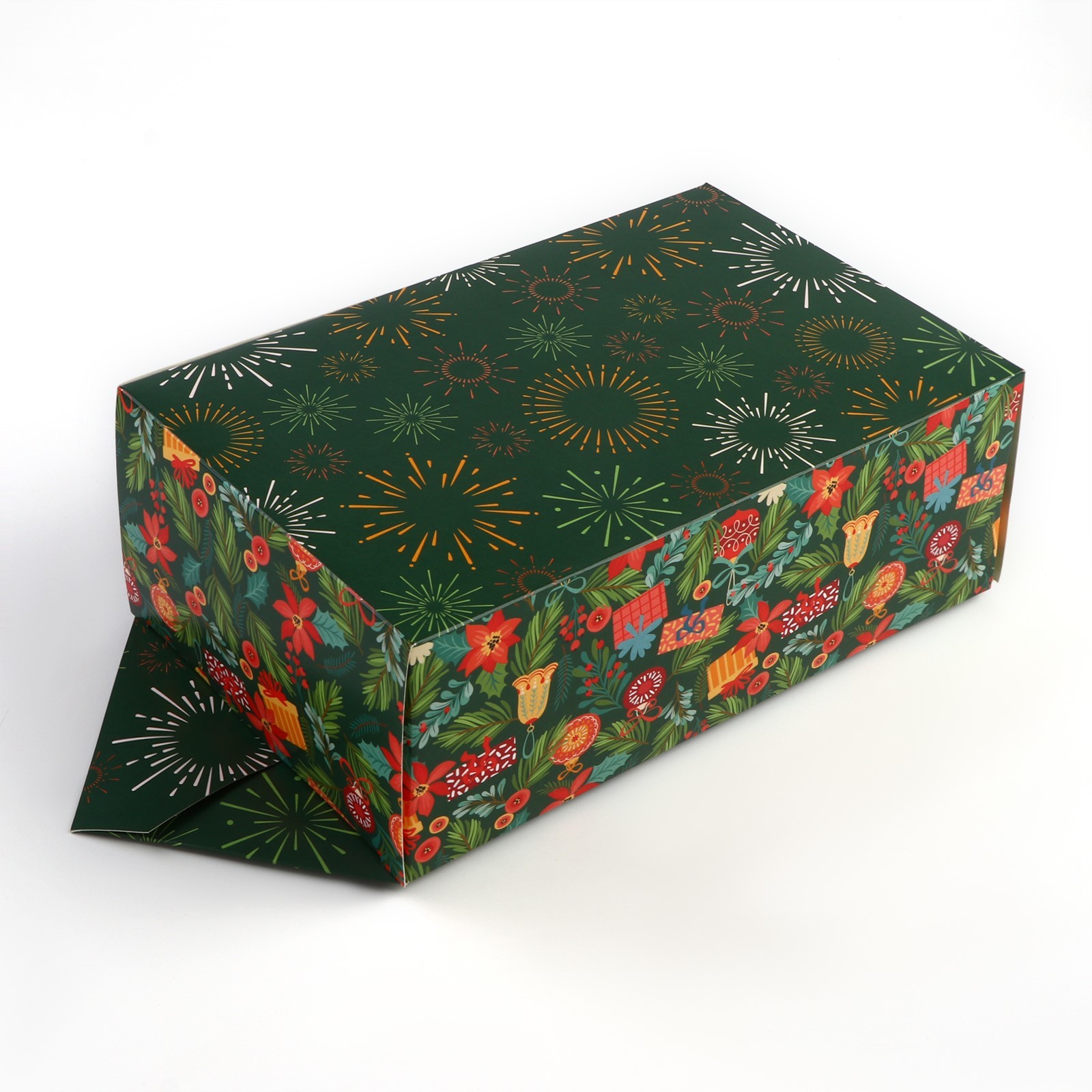 Сборная коробка-конфета Дарите Счастье "Новогодняя ёлка", 18 х 28 х 10 см - фото 4