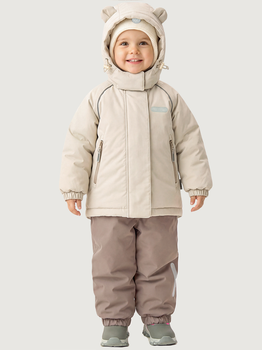 Костюм NIKASTYLE 7з0426 кешью/какао - фото 1