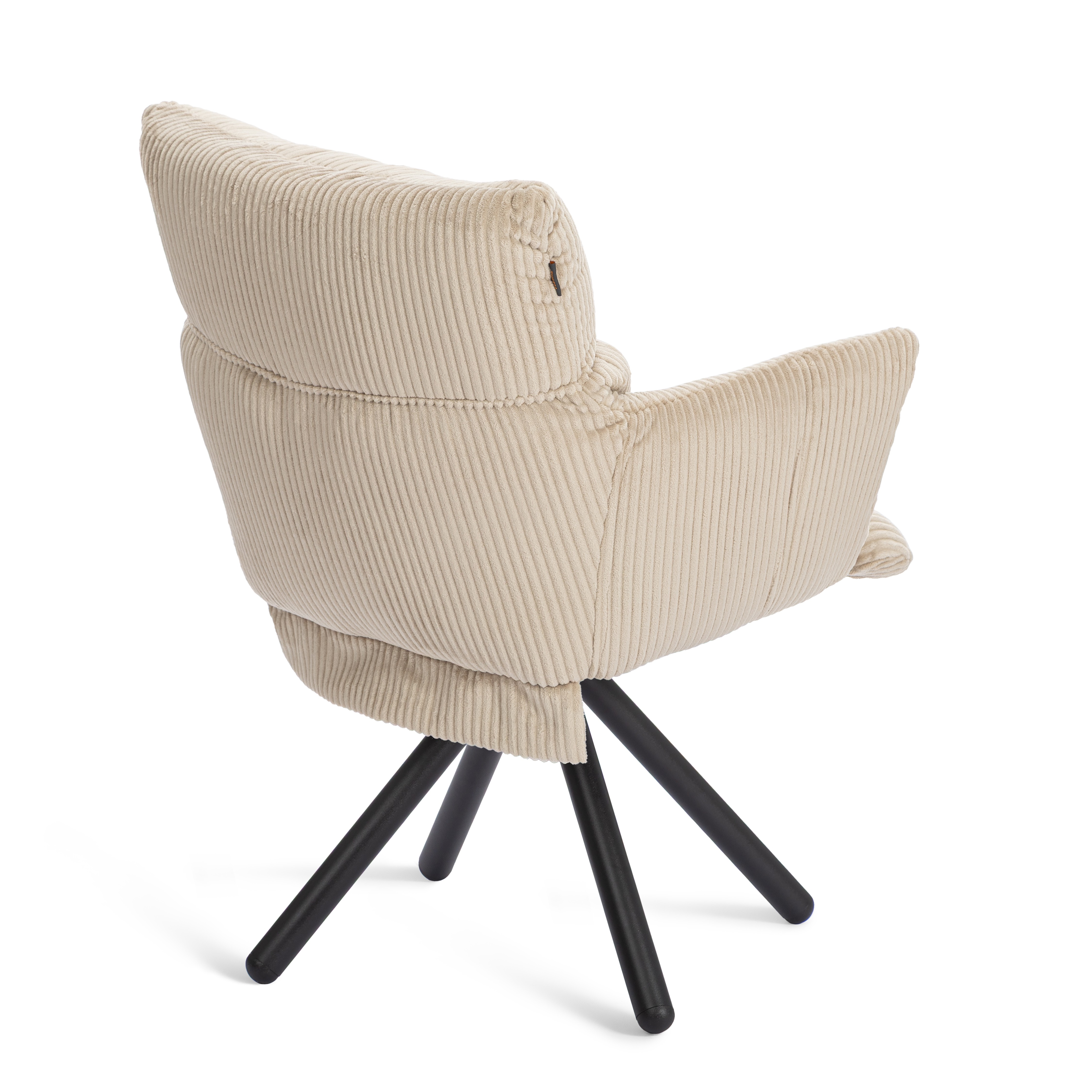 Стул TETCHAIR Флаффи вельвет бежевый - фото 4