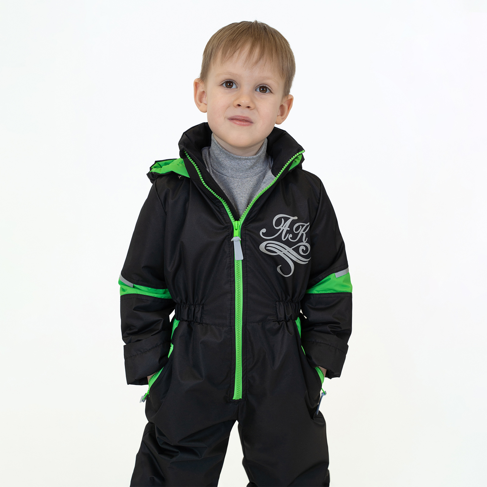 Комбинезон Arctic kids 30-041/2 черный яблоко - фото 5