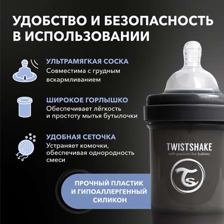 Бутылочка Twistshake Anti-Colic 125 мл 1 шт.