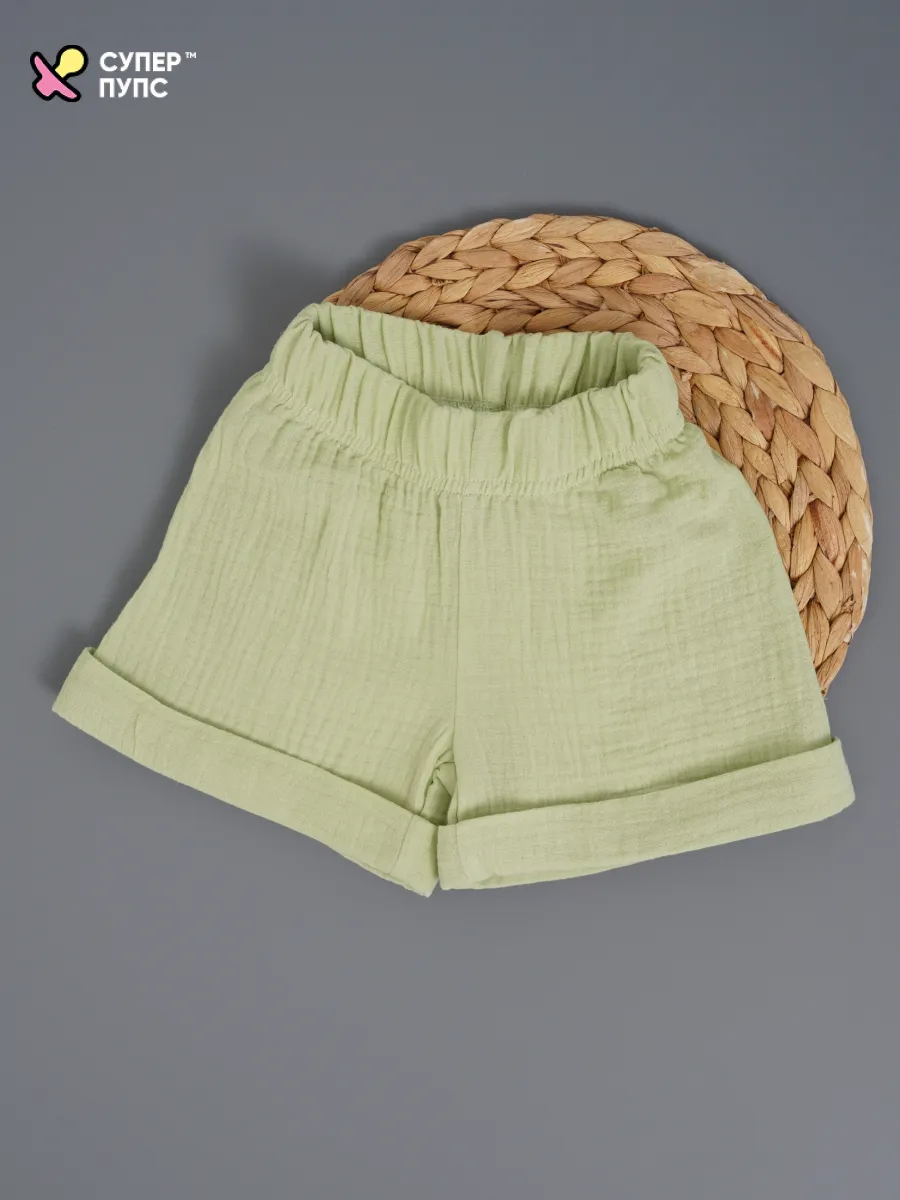 Рубашка и шорты Супер Пупс кост/мус/рубшорты/лайм - фото 5