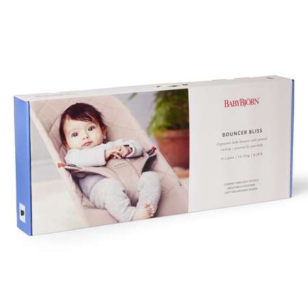 Кресло-шезлонг BabyBjorn Bliss Cotton песочный