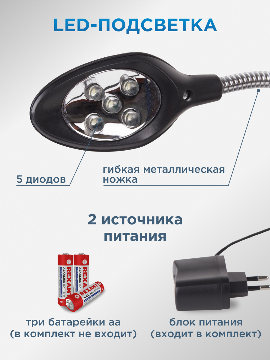 Комплектующее REXANT Держатель - фото 6