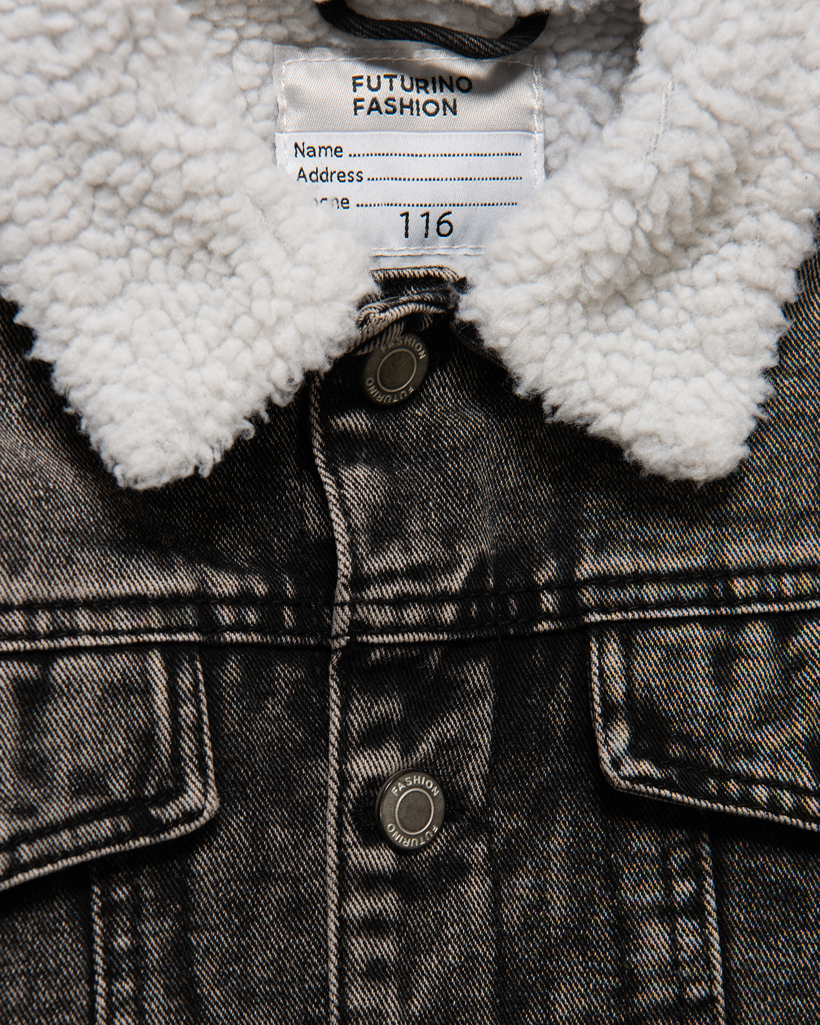 Джинсовая куртка Futurino Fashion W24FF-2BD50tb-DG - фото 5