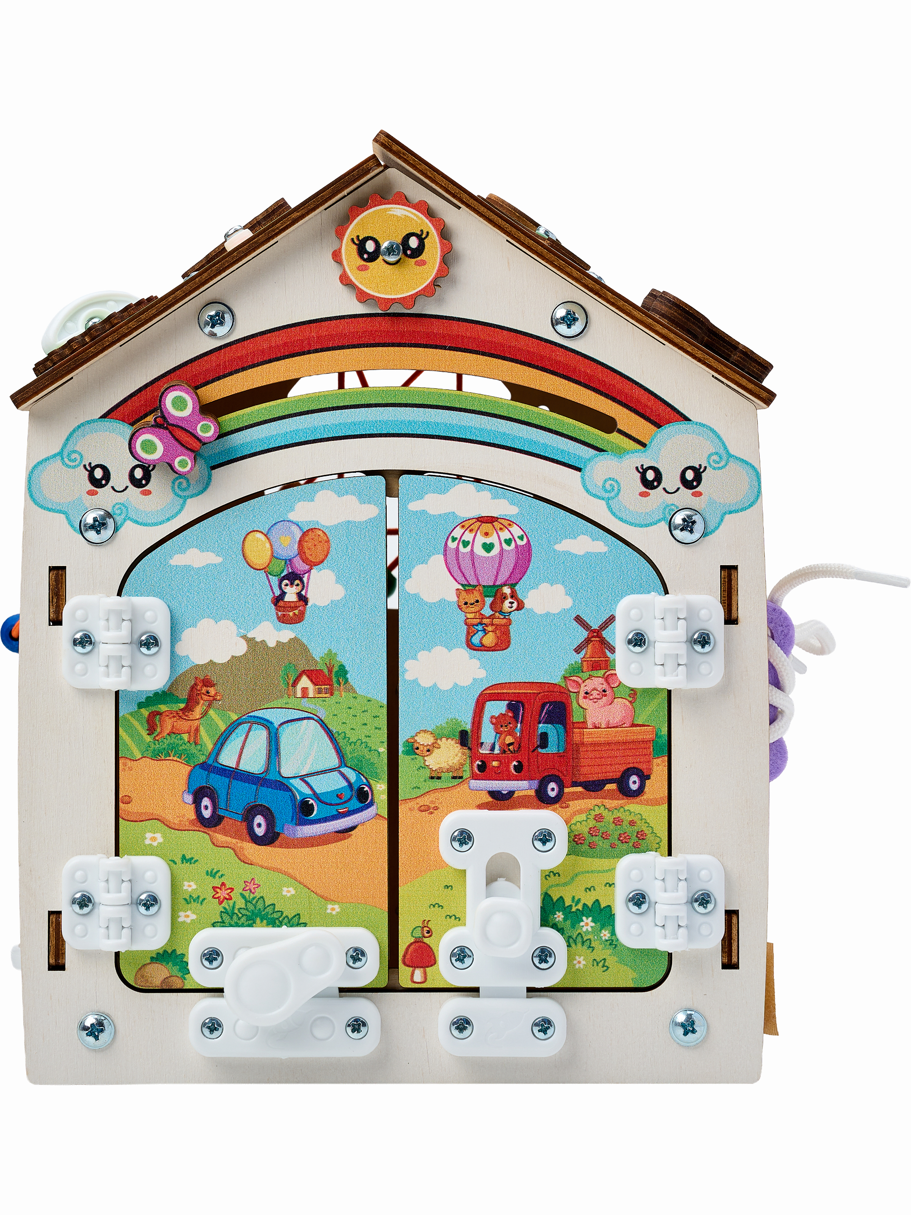 Игрушка Evotoys бизиборд Лапки мини - фото 26