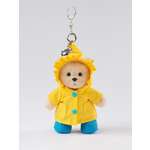 Мягкая игрушка TeddyTales Медведь в дождевике брелок