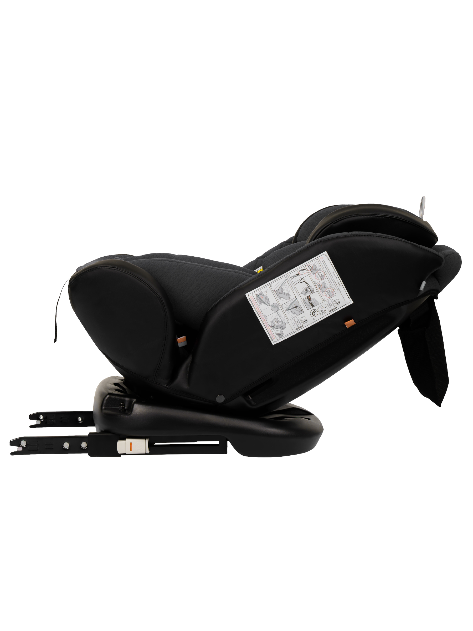 Автокресло Indigo Jovola Fuller сер.-черная кожа Isofix 0+/1/2/3 (0-36 кг) серый - фото 34