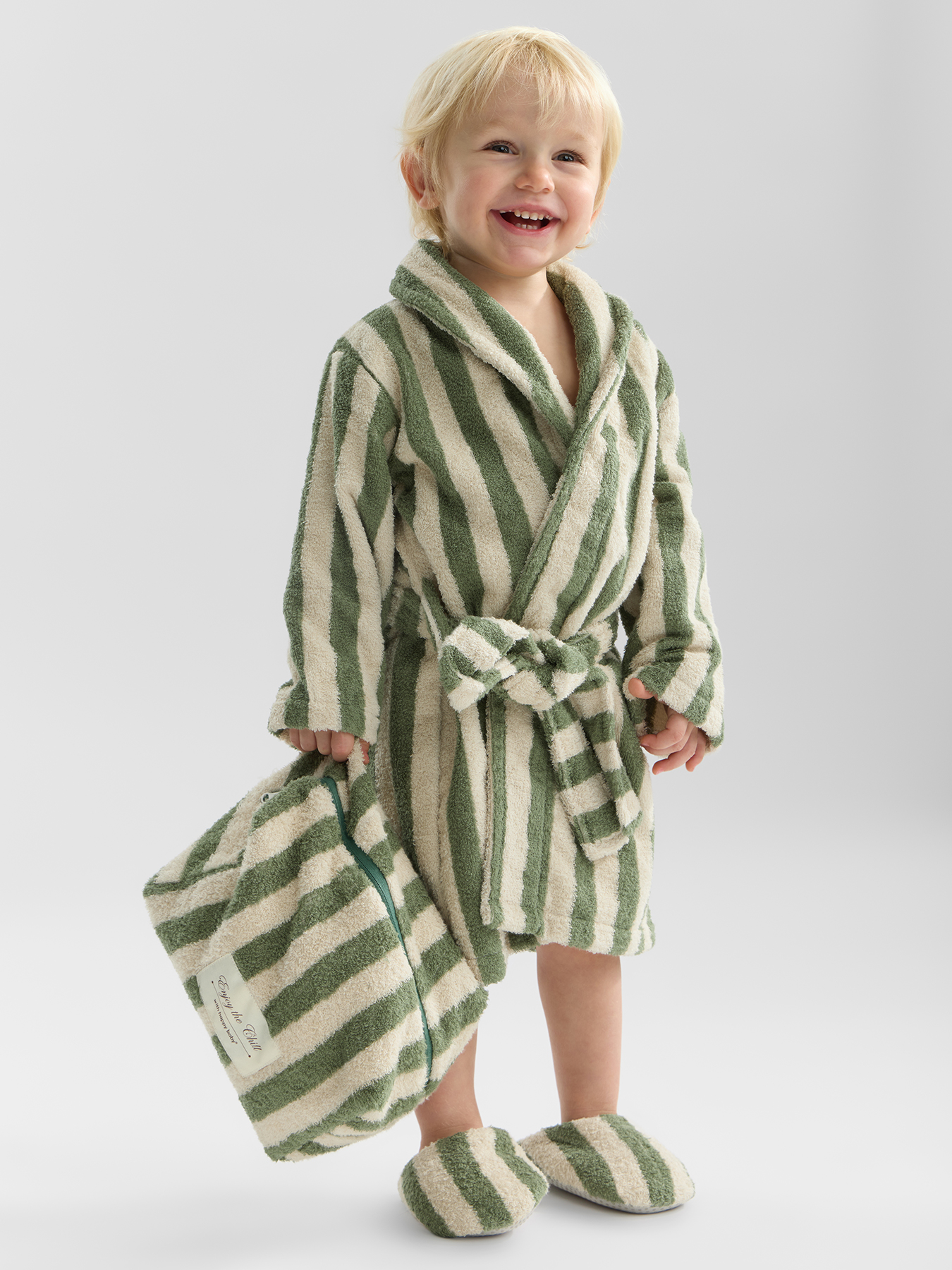 Комплект Happy Baby 88641_white-green - фото 2