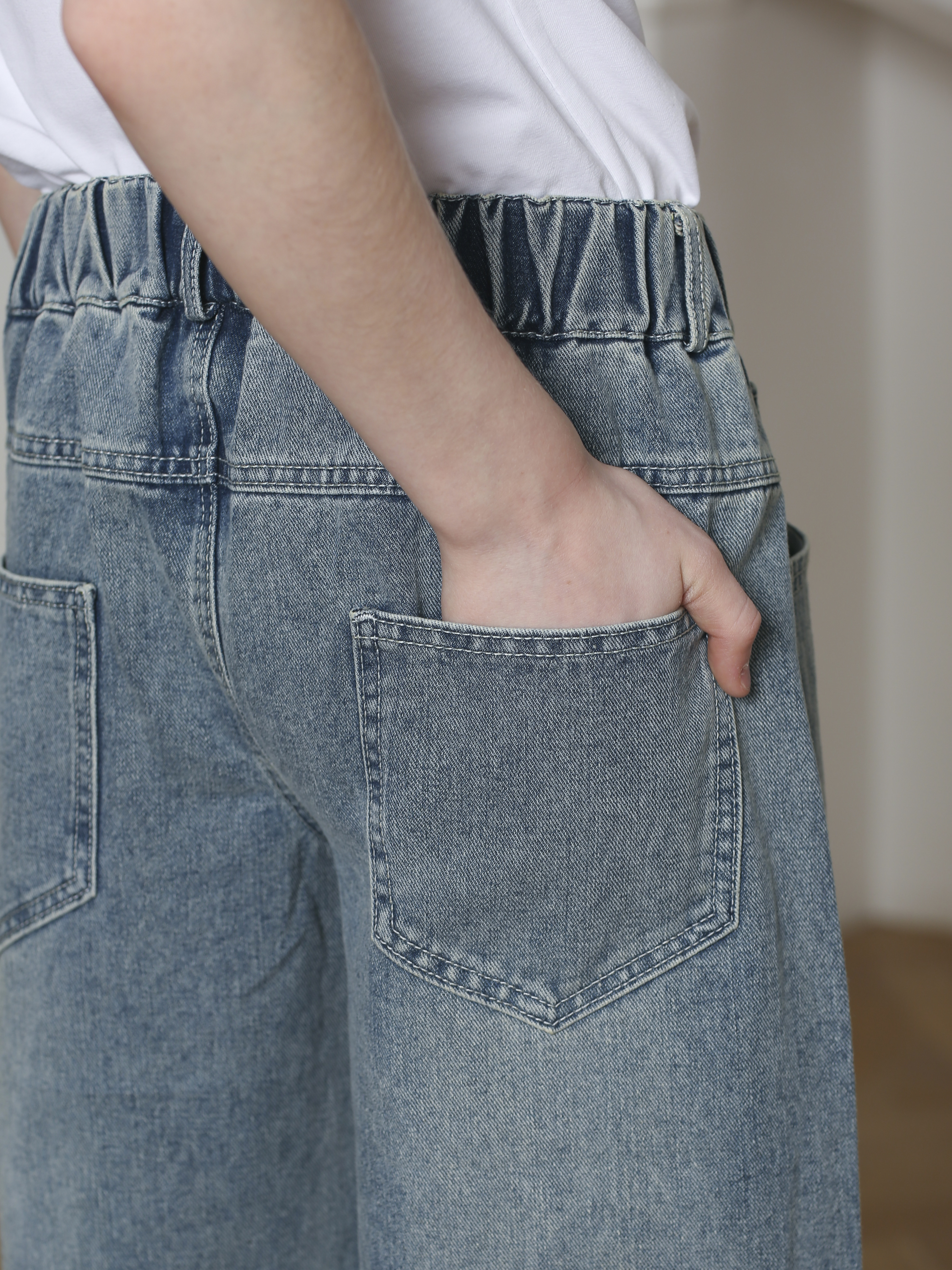 Джинсы-багги СИНИЙ МИР R171-IL - фото 12