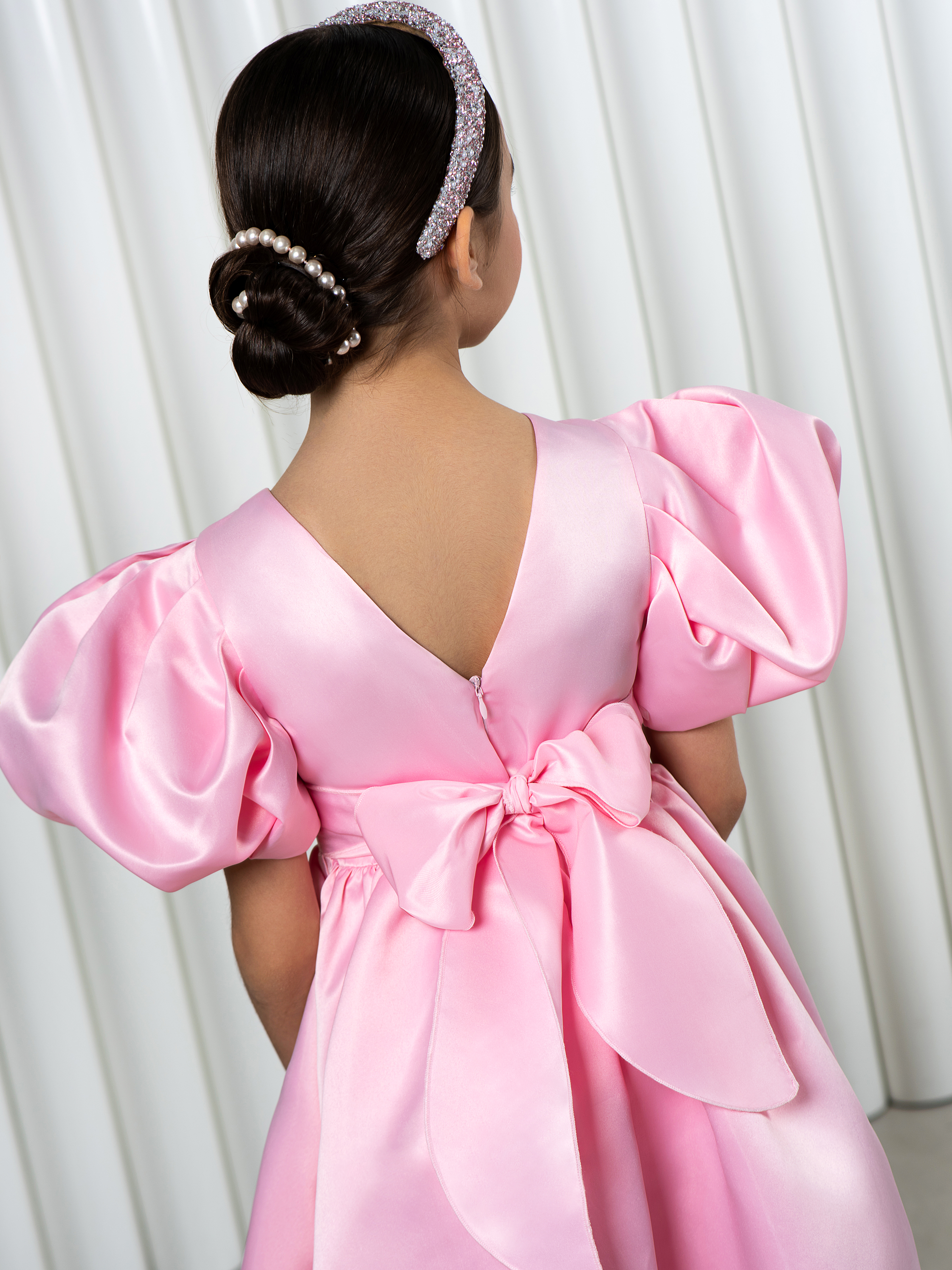 Платье LisaWeta D-145 розовый - фото 4