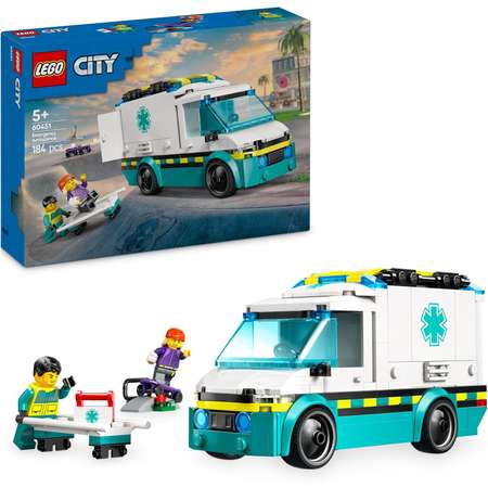 Конструктор LEGO City Машина скорой помощи блочный