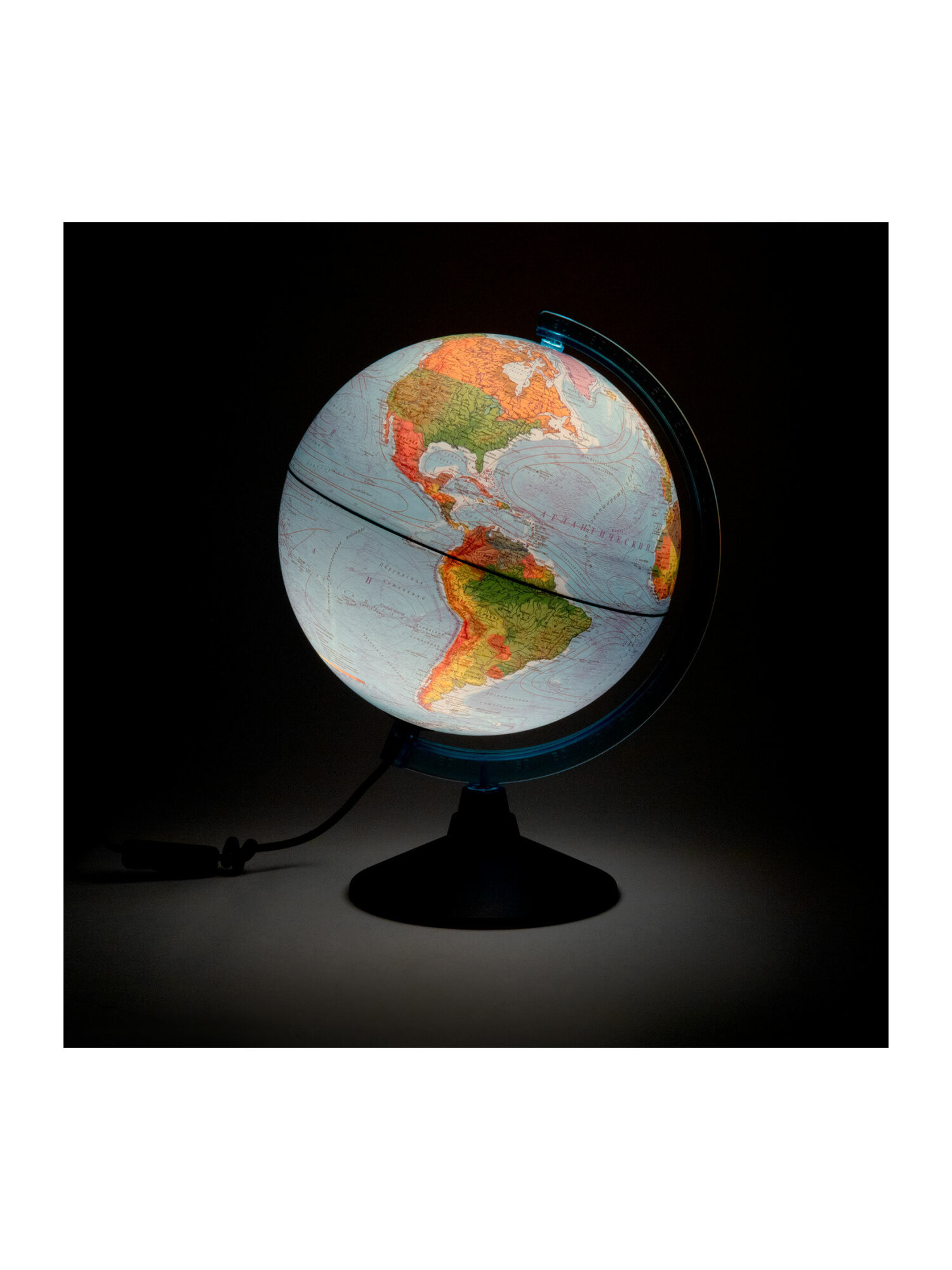 Глобус Globen физический политический с подсветкой диаметр 25 см - фото 11