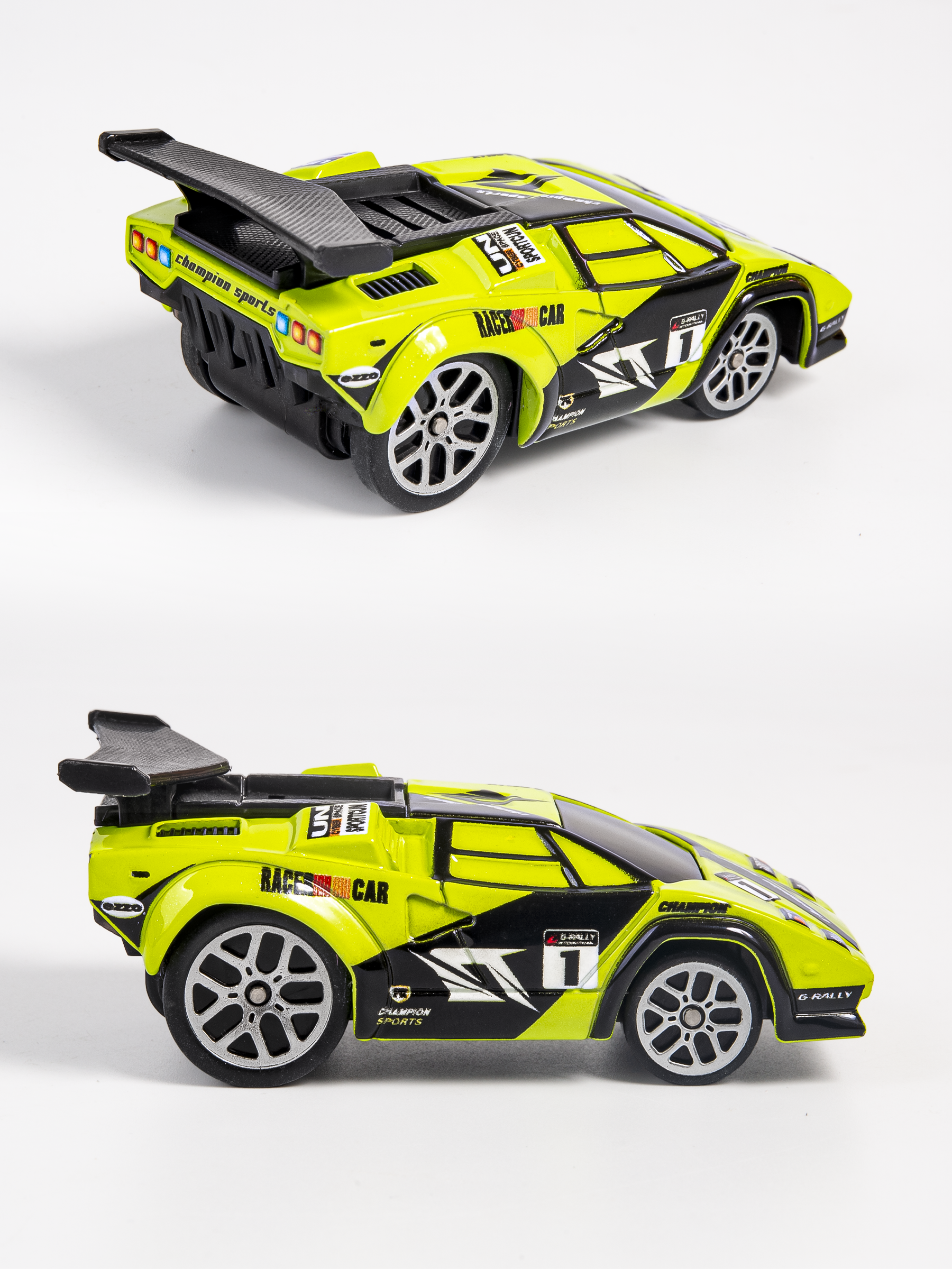 Автомобиль РУ BAZUMI машинка маленькая с боксом 1:64 - фото 9