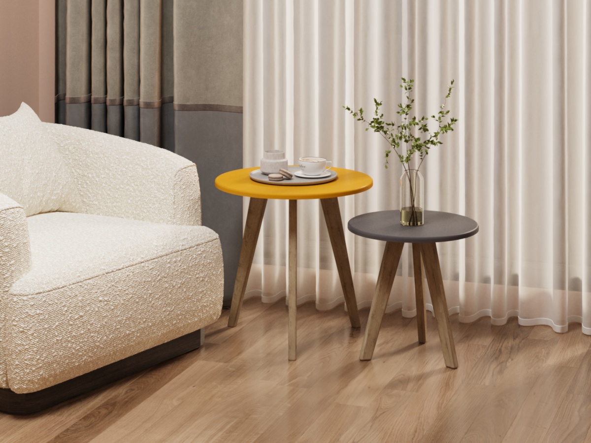 Стол журнальный SLINE Лайл Желтый - фото 10