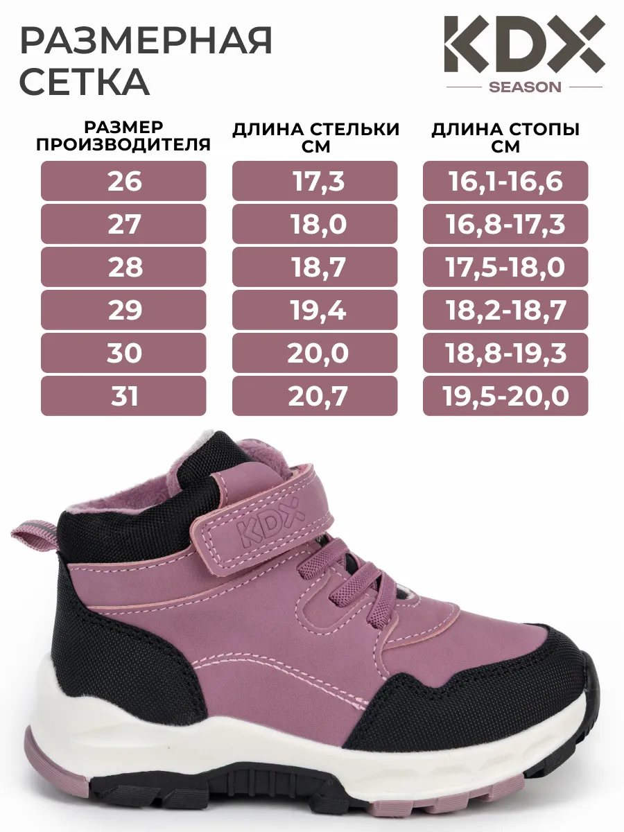 Ботинки KDX MU-02 fuxia - фото 4