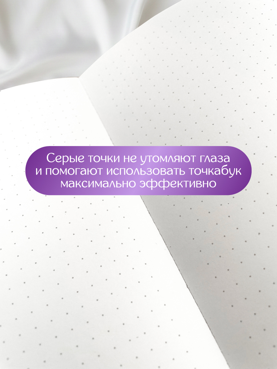 Блокнот Проф-Пресс точкабук лавандовый А5 48 лист. - фото 4