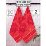 Полотенце Wellness Бархат 34 x 76 см 2 шт.