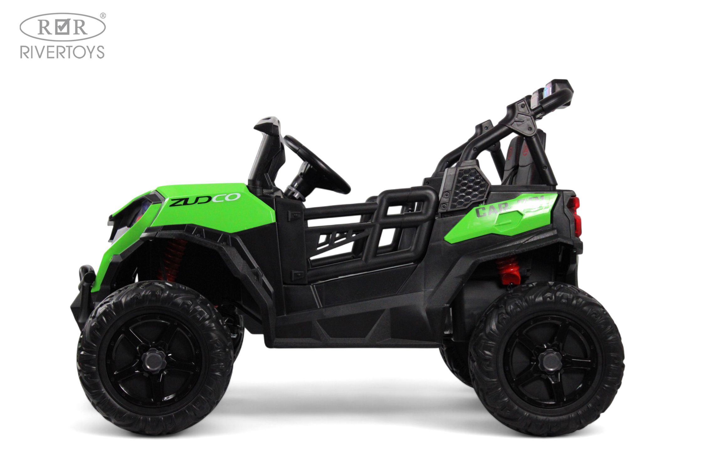 Электромобиль RIVERTOYS K555KK-BUGGY-GREEN С пультом ДУ - фото 6
