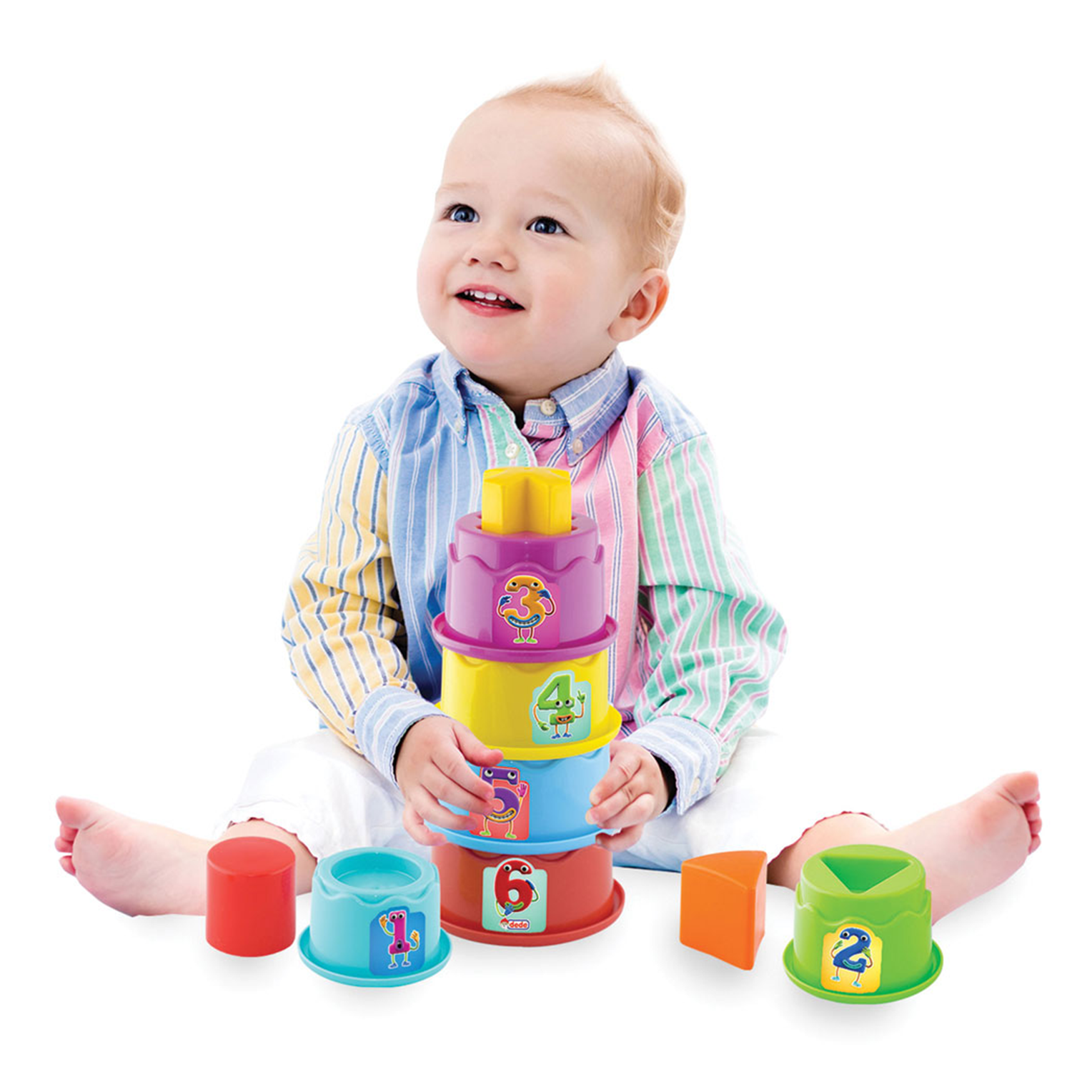 Игрушка Dede пирамидка - фото 4