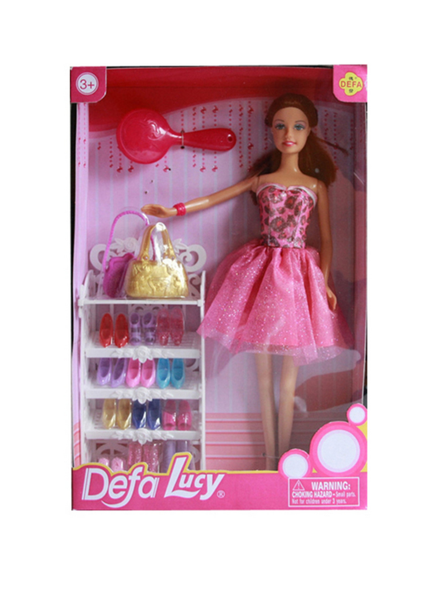 Кукла модельная Defa Lucy Супермодель 8316//розовый - фото 3