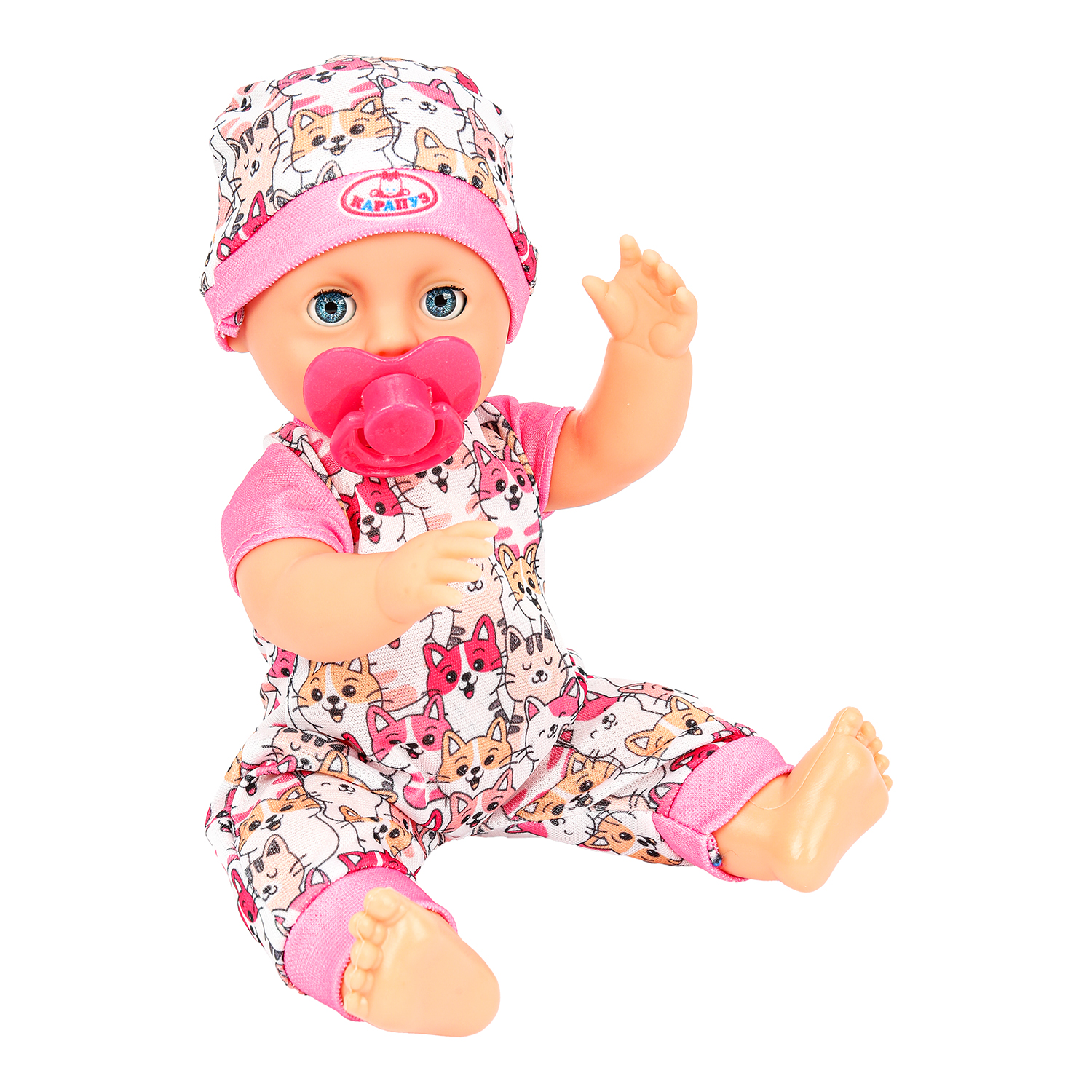 Кукла пупс Карапуз высота 25 см 392412 - фото 3