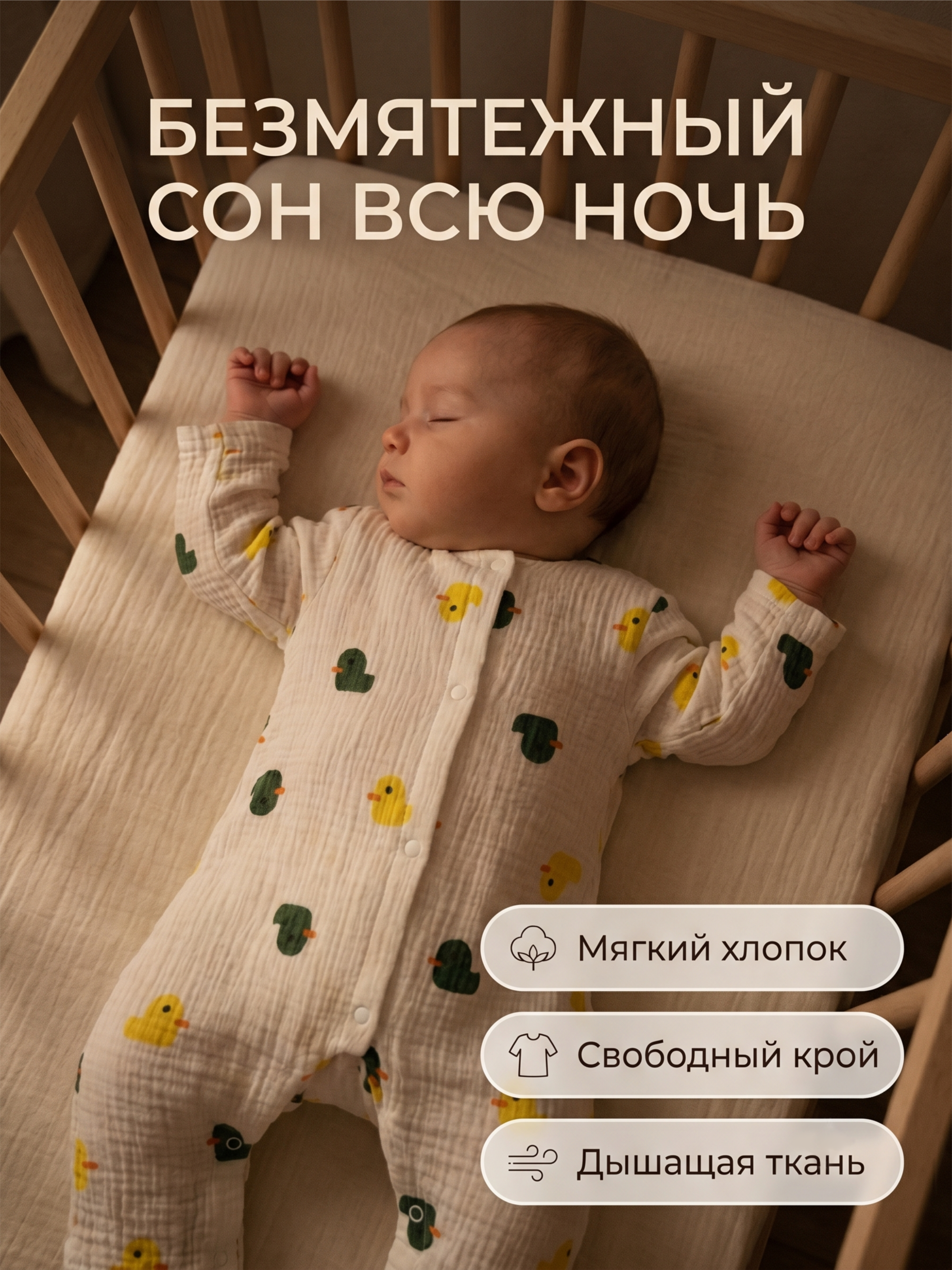 Комбинезон СОННЫЙ ГНОМИК 1003/34 - фото 3