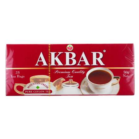 Чай чёрный Akbar Mountain Fresh байховый 25пак
