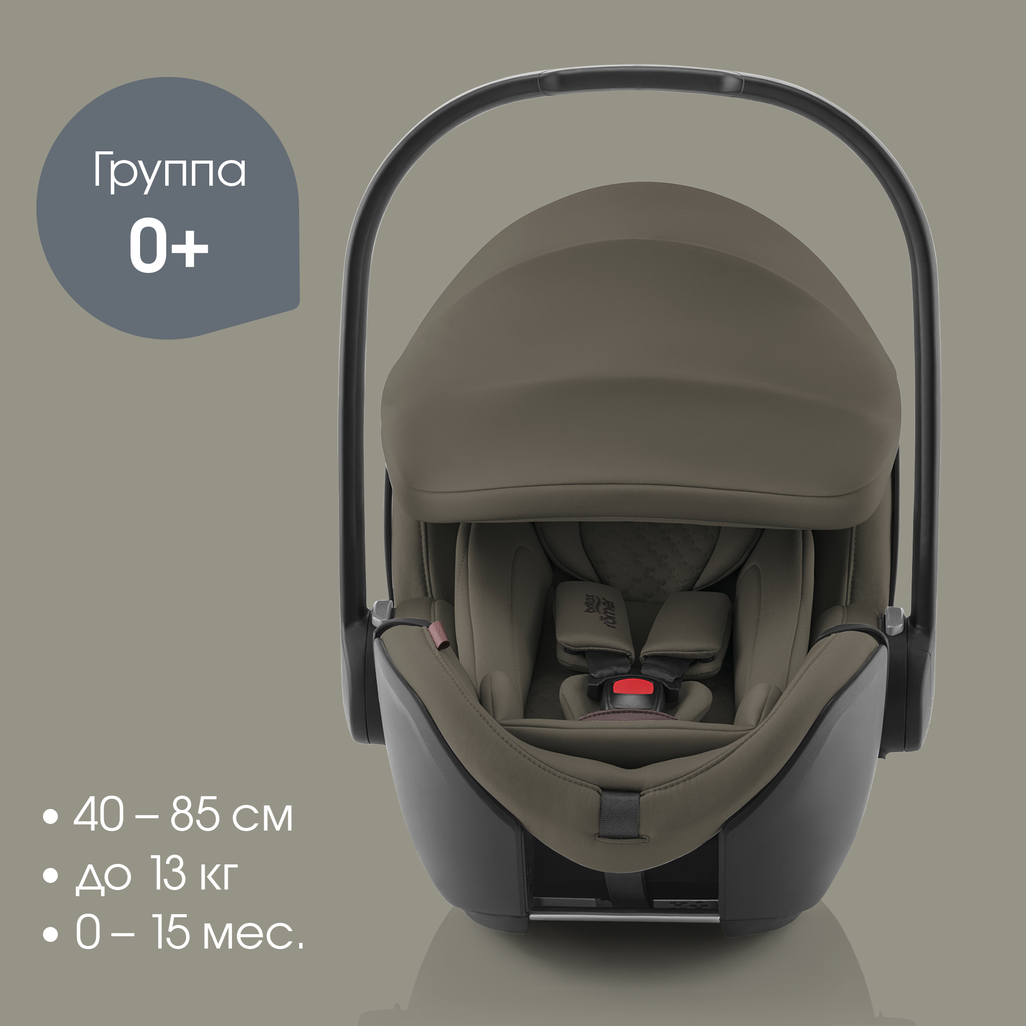 Автокресло Britax Roemer Baby-Safe Pro Lux 0+/1 (0-18 кг) хаки - фото 3