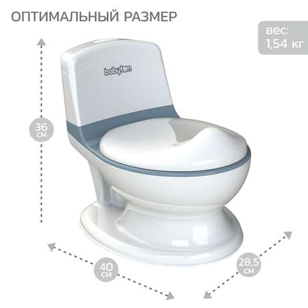 Горшок-унитаз туалетный Babyton Cozy Potty blue